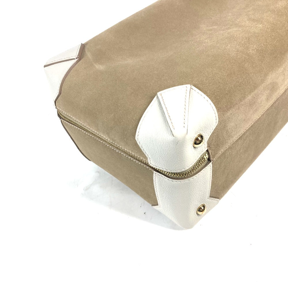 HERMES ハンドバッグ マキシボックス 36 カバン トラベルバッグ 旅行バッグ BOX ボストンバッグ シェーブル レディース グリスカイユ ベージュ - brandshop-reference