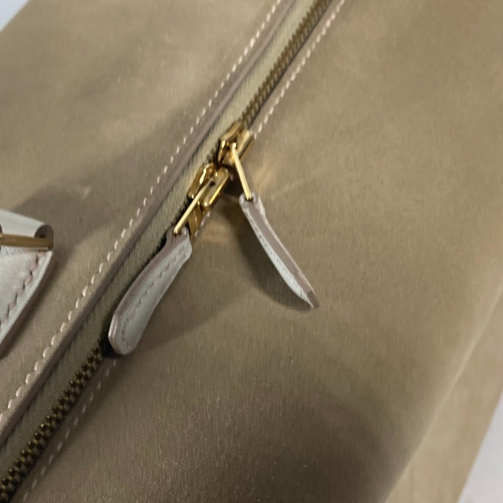 HERMES ハンドバッグ マキシボックス 36 カバン トラベルバッグ 旅行バッグ BOX ボストンバッグ シェーブル レディース グリスカイユ ベージュ - brandshop-reference