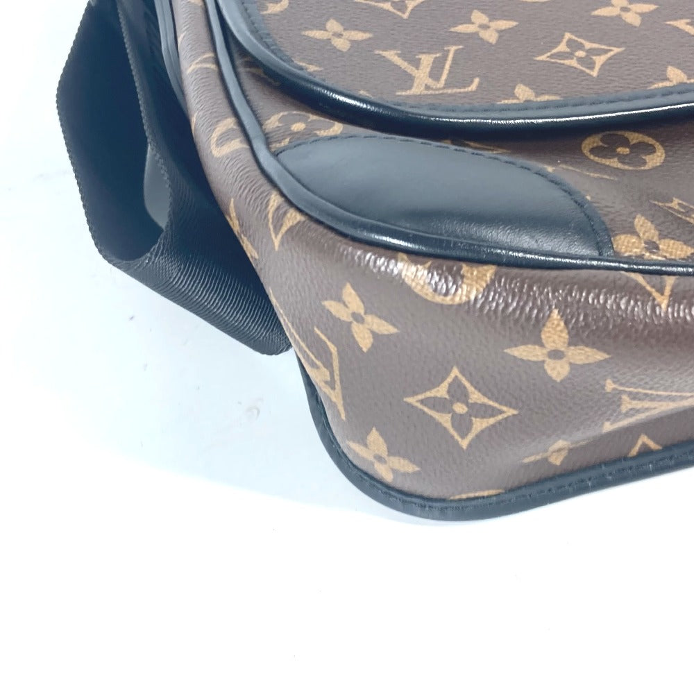 LOUIS VUITTON M46328 モノグラムマカサー アーチメッセンジャー 斜め掛け カバン フラップ ショルダーバッグ モノグラムマカサーキャンバス メンズ ブラウン