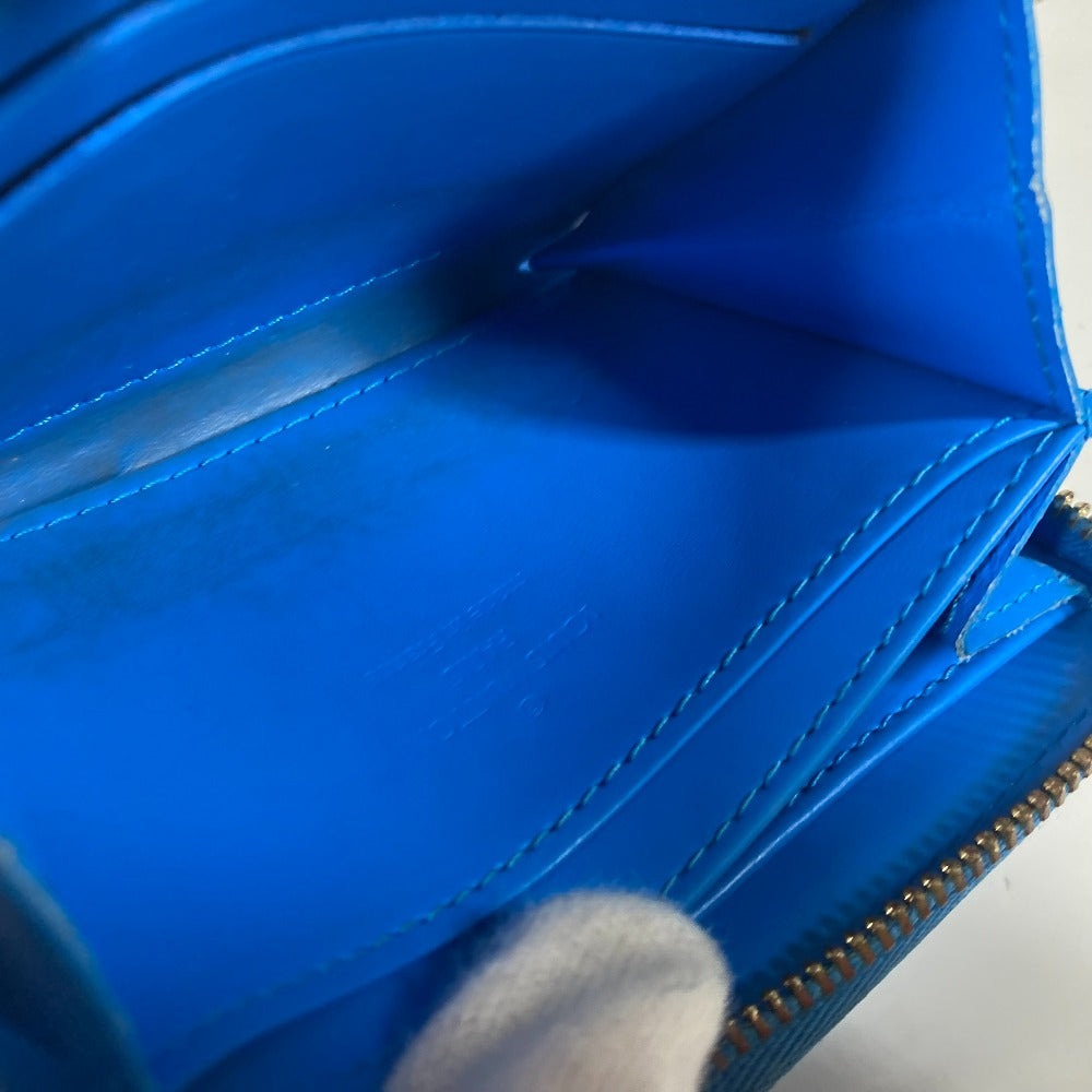 LOUIS VUITTON M90587 モノグラムヴェルニ フラワー  ジッピー・コインパース 財布 小銭入れ ラウンドファスナー コインケース モノグラムヴェルニ レディース ブルー - brandshop-reference