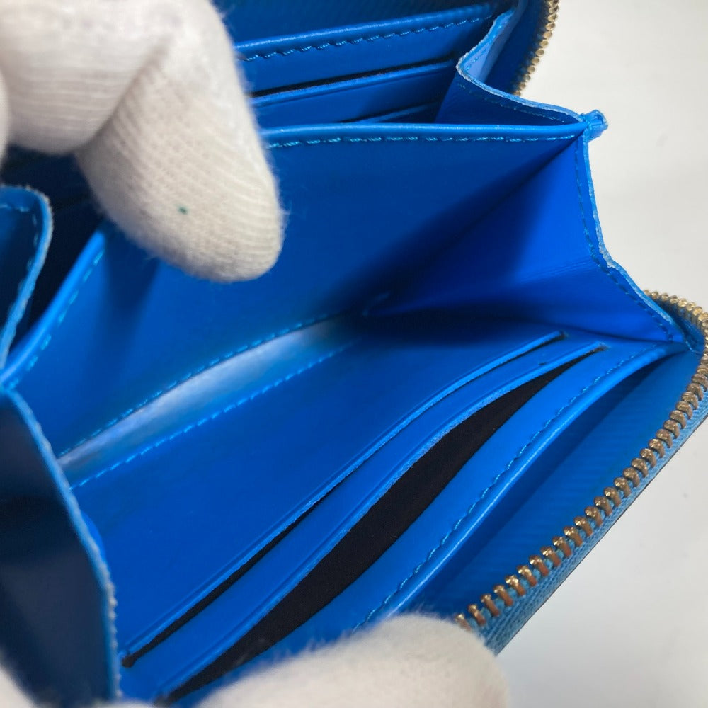 LOUIS VUITTON M90587 モノグラムヴェルニ フラワー  ジッピー・コインパース 財布 小銭入れ ラウンドファスナー コインケース モノグラムヴェルニ レディース ブルー - brandshop-reference