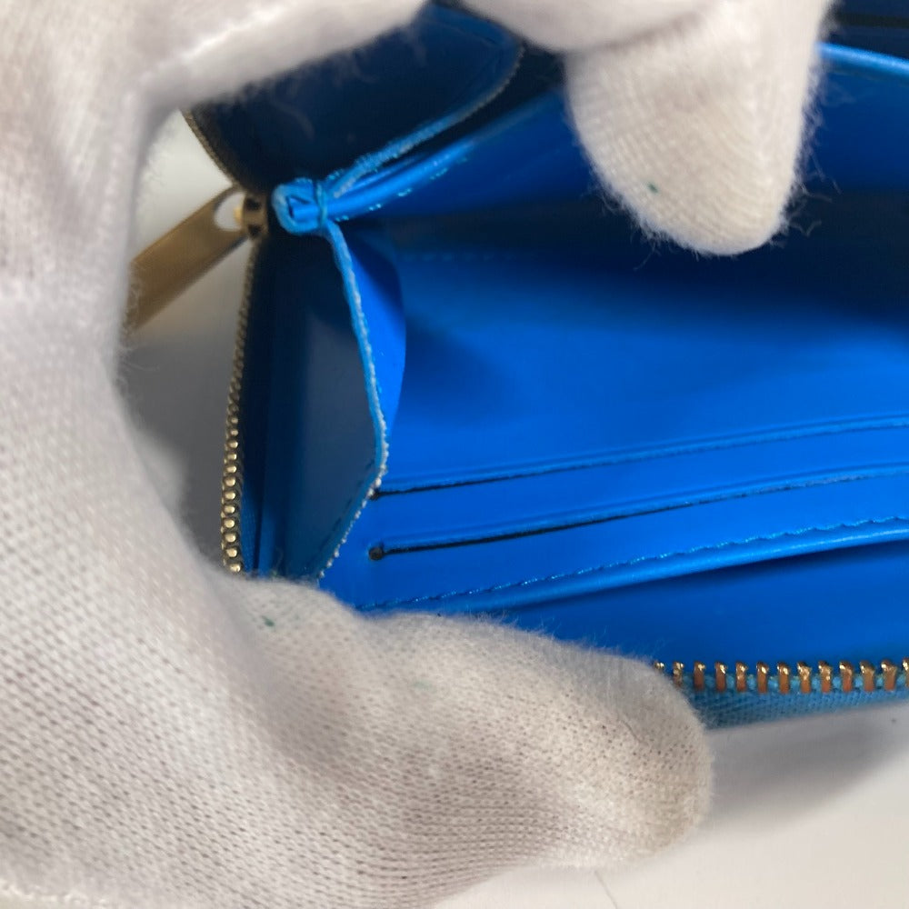 LOUIS VUITTON M90587 モノグラムヴェルニ フラワー  ジッピー・コインパース 財布 小銭入れ ラウンドファスナー コインケース モノグラムヴェルニ レディース ブルー - brandshop-reference