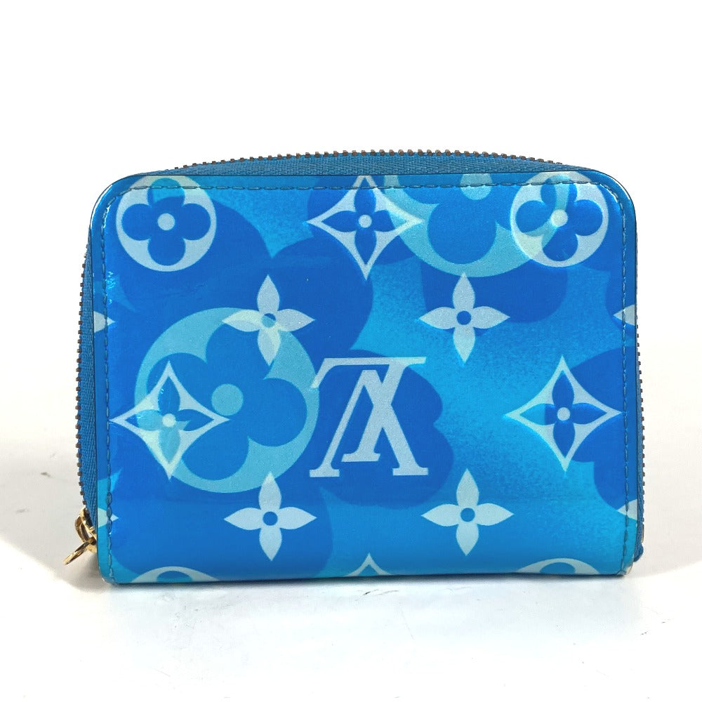 LOUIS VUITTON M90587 モノグラムヴェルニ フラワー  ジッピー・コインパース 財布 小銭入れ ラウンドファスナー コインケース モノグラムヴェルニ レディース ブルー - brandshop-reference