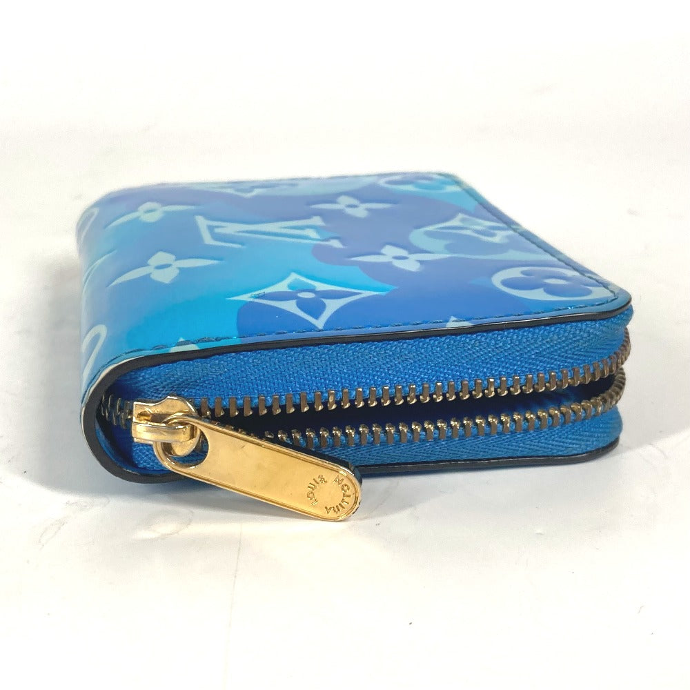 LOUIS VUITTON M90587 モノグラムヴェルニ フラワー  ジッピー・コインパース 財布 小銭入れ ラウンドファスナー コインケース モノグラムヴェルニ レディース ブルー - brandshop-reference