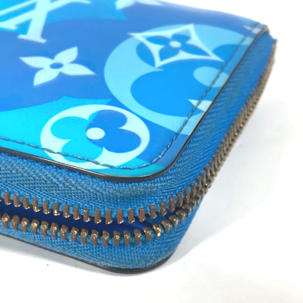 LOUIS VUITTON M90587 モノグラムヴェルニ フラワー  ジッピー・コインパース 財布 小銭入れ ラウンドファスナー コインケース モノグラムヴェルニ レディース ブルー - brandshop-reference