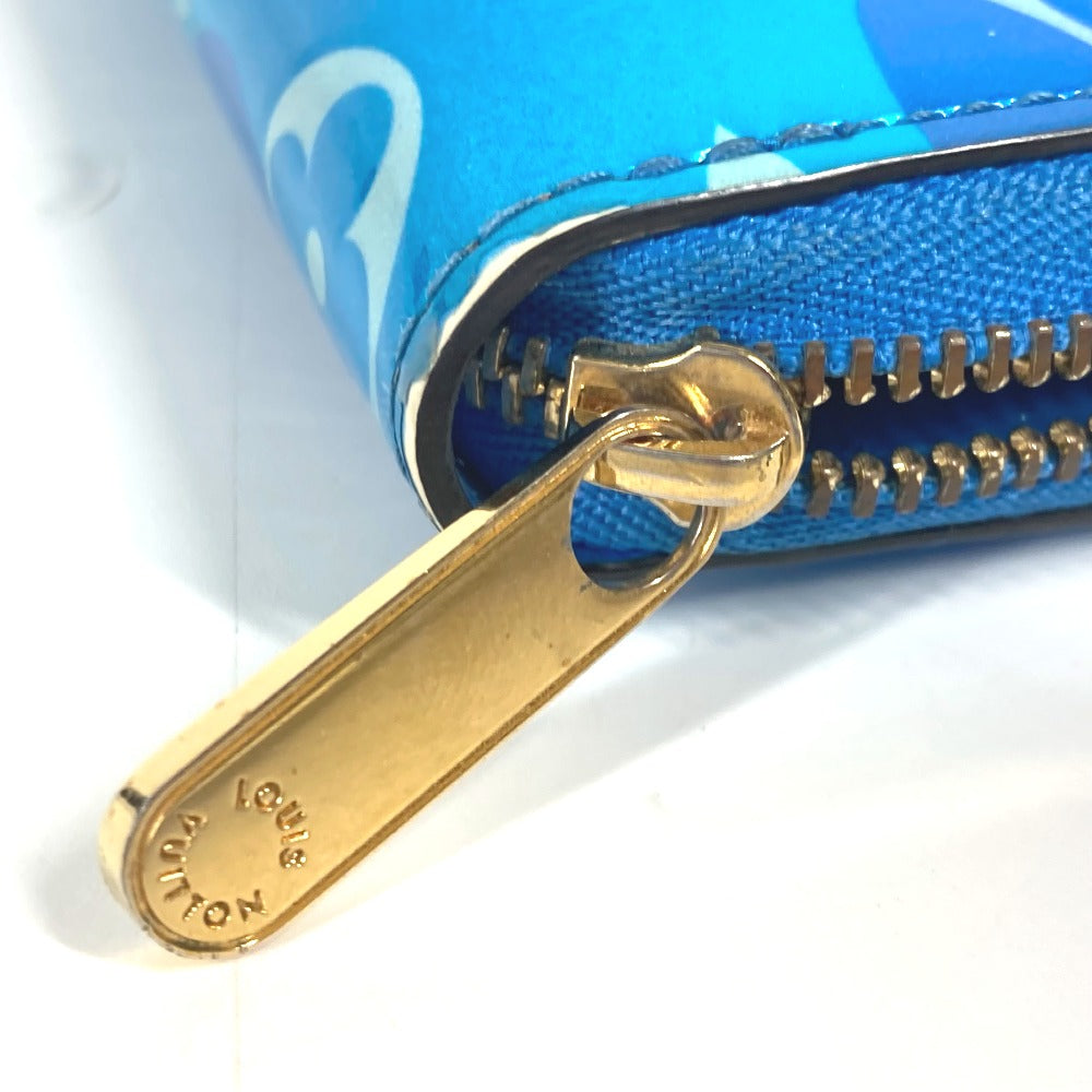 LOUIS VUITTON M90587 モノグラムヴェルニ フラワー  ジッピー・コインパース 財布 小銭入れ ラウンドファスナー コインケース モノグラムヴェルニ レディース ブルー - brandshop-reference