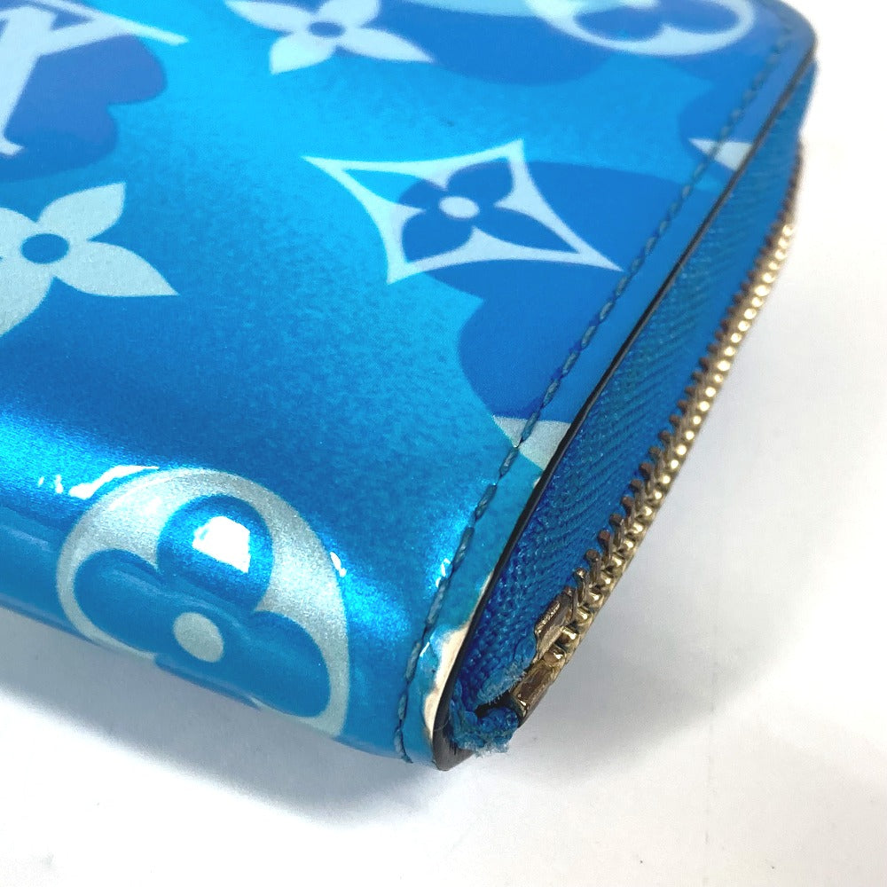 LOUIS VUITTON M90587 モノグラムヴェルニ フラワー  ジッピー・コインパース 財布 小銭入れ ラウンドファスナー コインケース モノグラムヴェルニ レディース ブルー - brandshop-reference