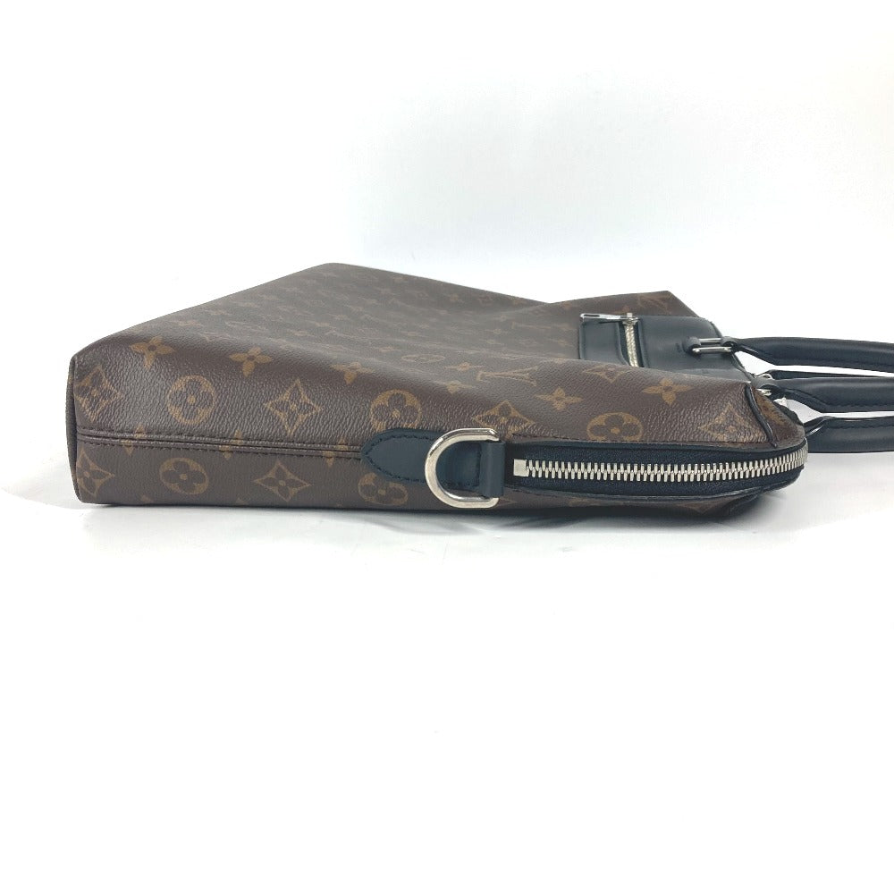 LOUIS VUITTON M54019 モノグラムマカサー ポルトドキュマンジュール PDJ 2WAYバッグ ショルダーバッグ トートバッグ ハンドバッグ ビジネスバッグ モノグラムマカサーキャンバス メンズ ブラウン - brandshop-reference