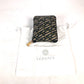 VERSACE Greca Logo Foldable Eco Bag, Vertical Tote Bag, Pouch, Shoulder Bag, Leather/Nylon, Unisex, Khaki