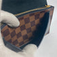 LOUIS VUITTON N60221 Damier Portefeuille Vavin Chain Wallet Shoulder Bag/Crossbody Long Wallet Damier Canvas Women's Noir Brown