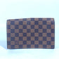 LOUIS VUITTON N60221 Damier Portefeuille Vavin Chain Wallet Shoulder Bag/Crossbody Long Wallet Damier Canvas Women's Noir Brown