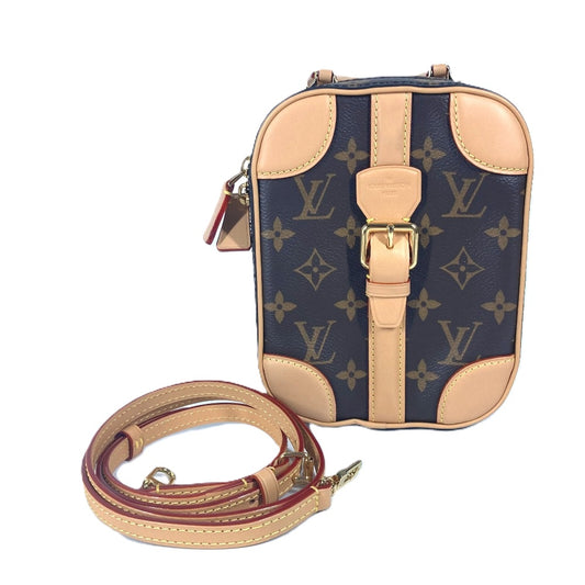 LOUIS VUITTON M68623 Monogram Valisette Vertical กระเป๋าสะพายข้าง กระเป๋าถือ กระเป๋าคลัทช์ กระเป๋าถือ 2WAY กระเป๋าสะพายไหล่ Monogram Canvas ผู้หญิง สีน้ำตาล