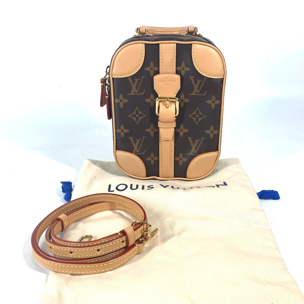 LOUIS VUITTON M68623 モノグラム ヴァリゼット・ヴェルティカル 斜め掛け カバン ポシェット ハンドバッグ 2WAYバッグ ショルダーバッグ モノグラムキャンバス レディース ブラウン