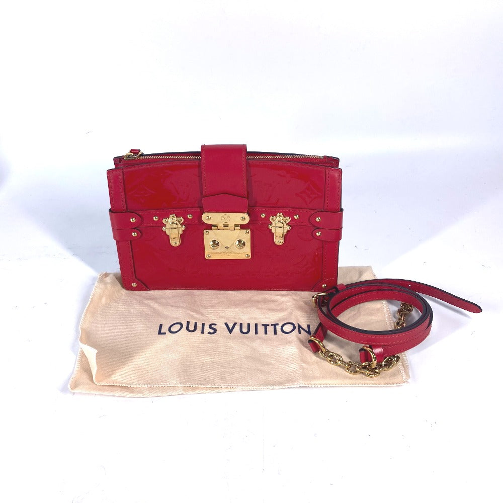 LOUIS VUITTON M54181 モノグラムヴェルニ プティットマル クラッチバッグ 2WAYバッグ カバン 斜め掛け ショルダーバッグ モノグラムヴェルニ レディース スリーズ レッド