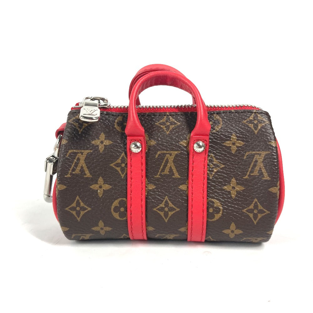 LOUIS VUITTON M01521 モノグラム キーホルダー・ポーチ ミニ キーポル バッグチャーム キーホルダー モノグラムキャンバス レディース レッド