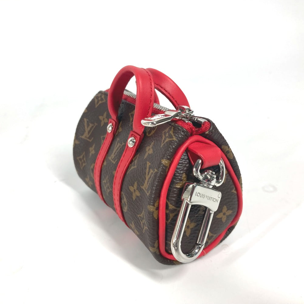 LOUIS VUITTON M01521 モノグラム キーホルダー・ポーチ ミニ キーポル バッグチャーム キーホルダー モノグラムキャンバス レディース レッド