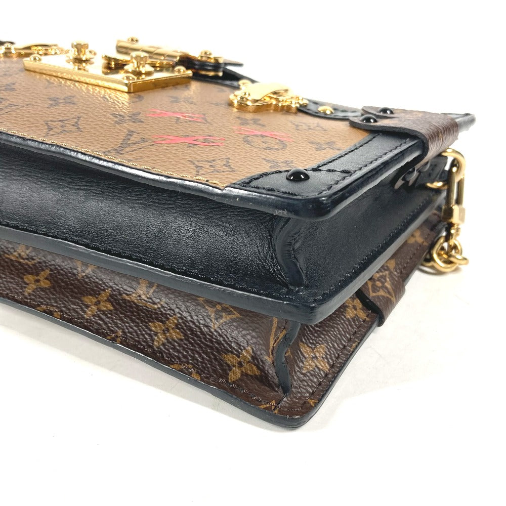 LOUIS VUITTON M43596 モノグラムリバース トランククラッチ 2WAYバッグ 斜め掛け ポシェット クラッチバッグ ショルダーバッグ モノグラムリバースキャンバス レディース ベージュ