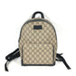 GUCCI 429020 GG Supreme Backpack, Logo, GG Supreme Canvas, Unisex, Beige