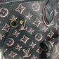 LOUIS VUITTON M46137  モノグラム ネヴァーフルMM カバン トートバッグ 肩掛け ショルダーバッグ レザー/コーティングキャンバス レディース ブラック - brandshop-reference
