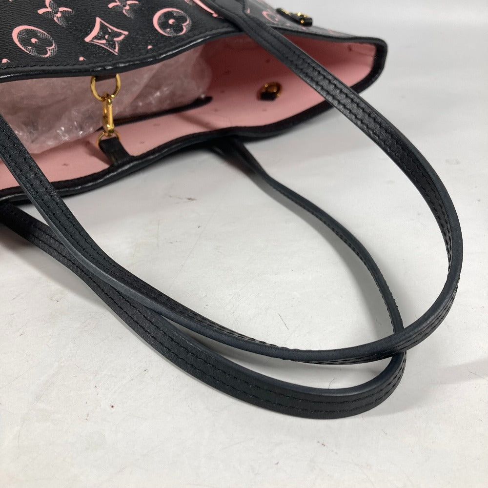 LOUIS VUITTON M46137  モノグラム ネヴァーフルMM カバン トートバッグ 肩掛け ショルダーバッグ レザー/コーティングキャンバス レディース ブラック - brandshop-reference