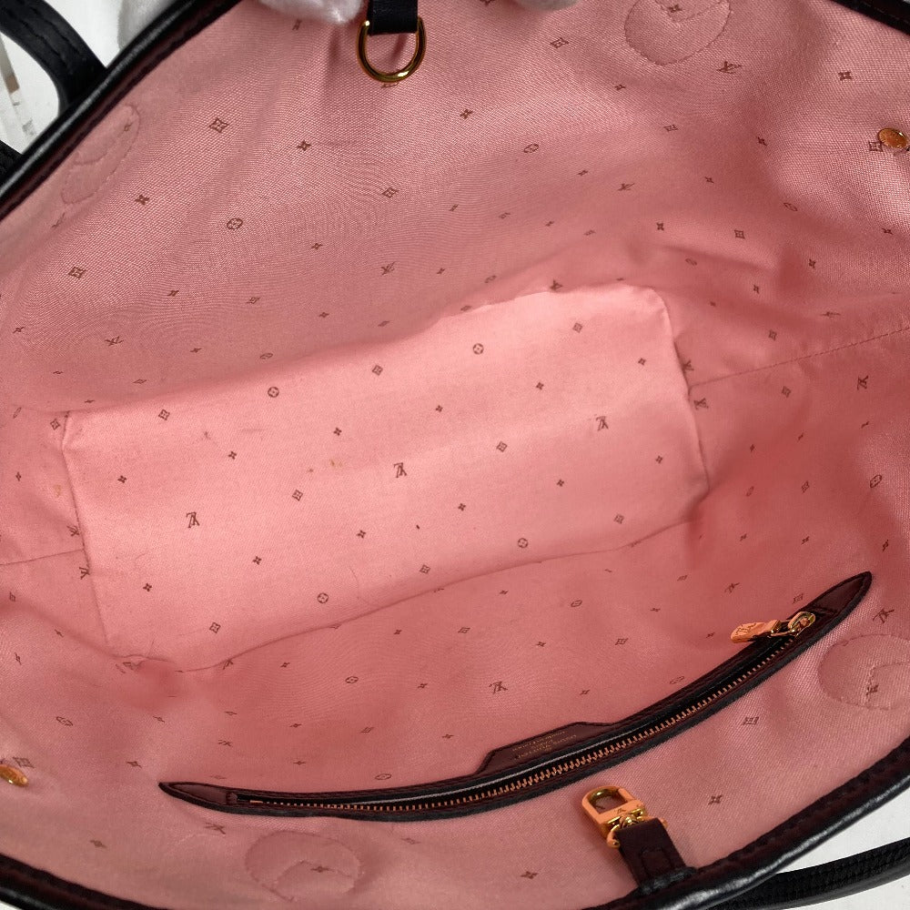 LOUIS VUITTON M46137  モノグラム ネヴァーフルMM カバン トートバッグ 肩掛け ショルダーバッグ レザー/コーティングキャンバス レディース ブラック - brandshop-reference