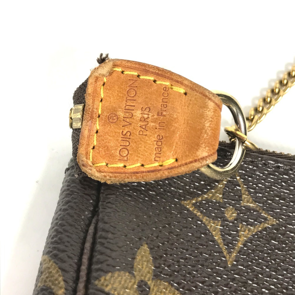 LOUIS VUITTON M60153 モノグラム ミニ・ポシェット アクセソワール T&B チェーンバッグ カバン ハンドバッグ モノグラムキャンバス レディース ブラウン