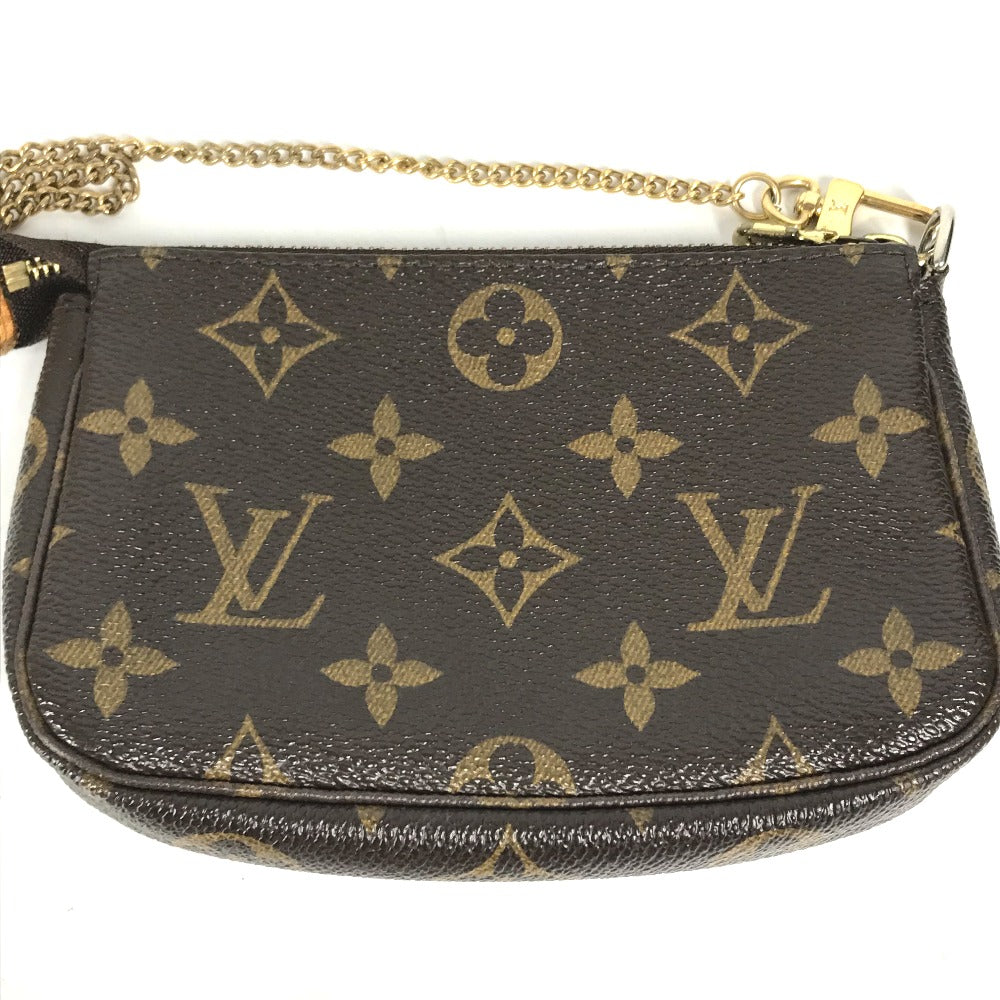 LOUIS VUITTON M60153 モノグラム ミニ・ポシェット アクセソワール T&B チェーンバッグ カバン ハンドバッグ モノグラムキャンバス レディース ブラウン