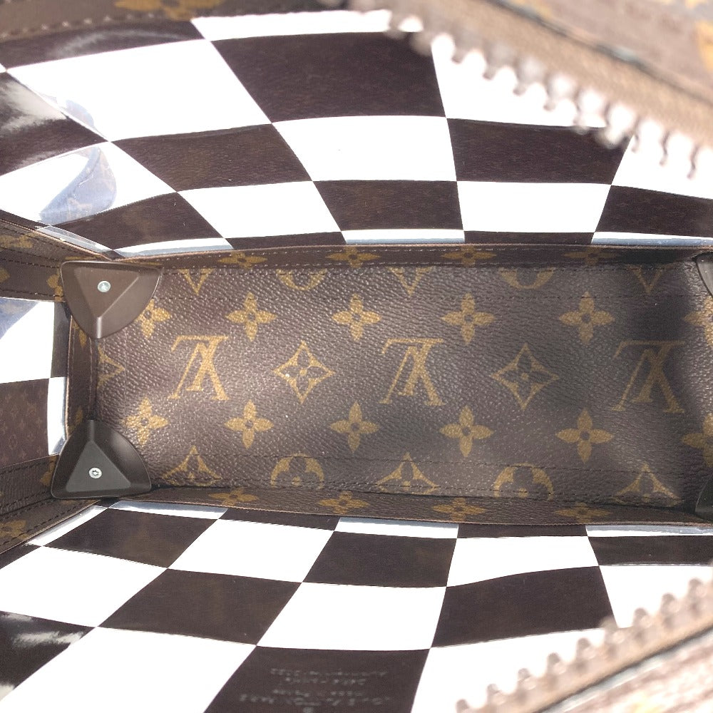 LOUIS VUITTON M20871 モノグラム・チェス スリム・ソフトトランク カバン ポシェット クラッチバッグ 2WAYバッグ ショルダーバッグ キャンバス ユニセックス ブラウン