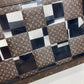 LOUIS VUITTON M20871 モノグラム・チェス スリム・ソフトトランク カバン ポシェット クラッチバッグ 2WAYバッグ ショルダーバッグ キャンバス ユニセックス ブラウン