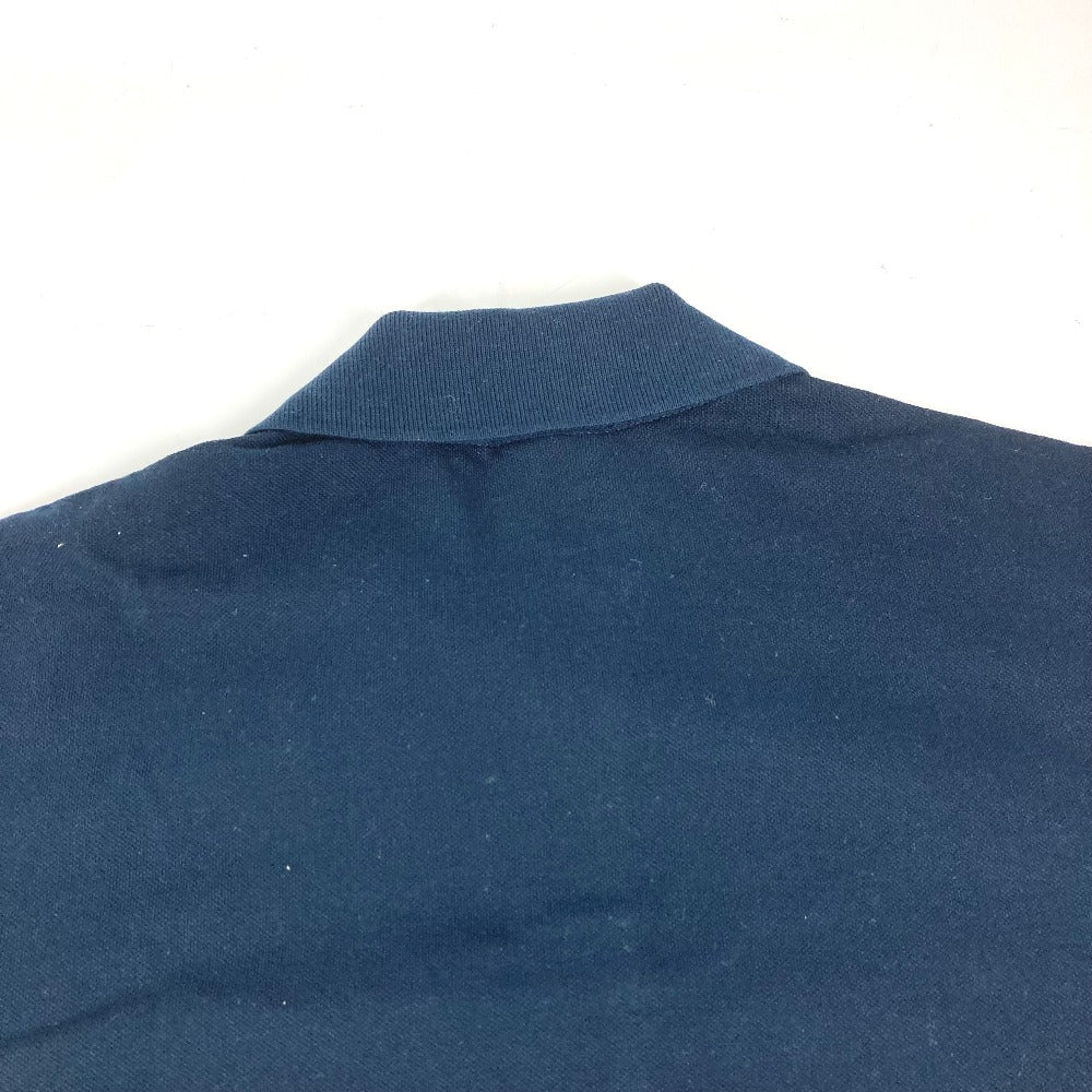 HERMES Hロゴ アパレル 半袖 トップス ポロシャツ コットン メンズ ネイビー - brandshop-reference