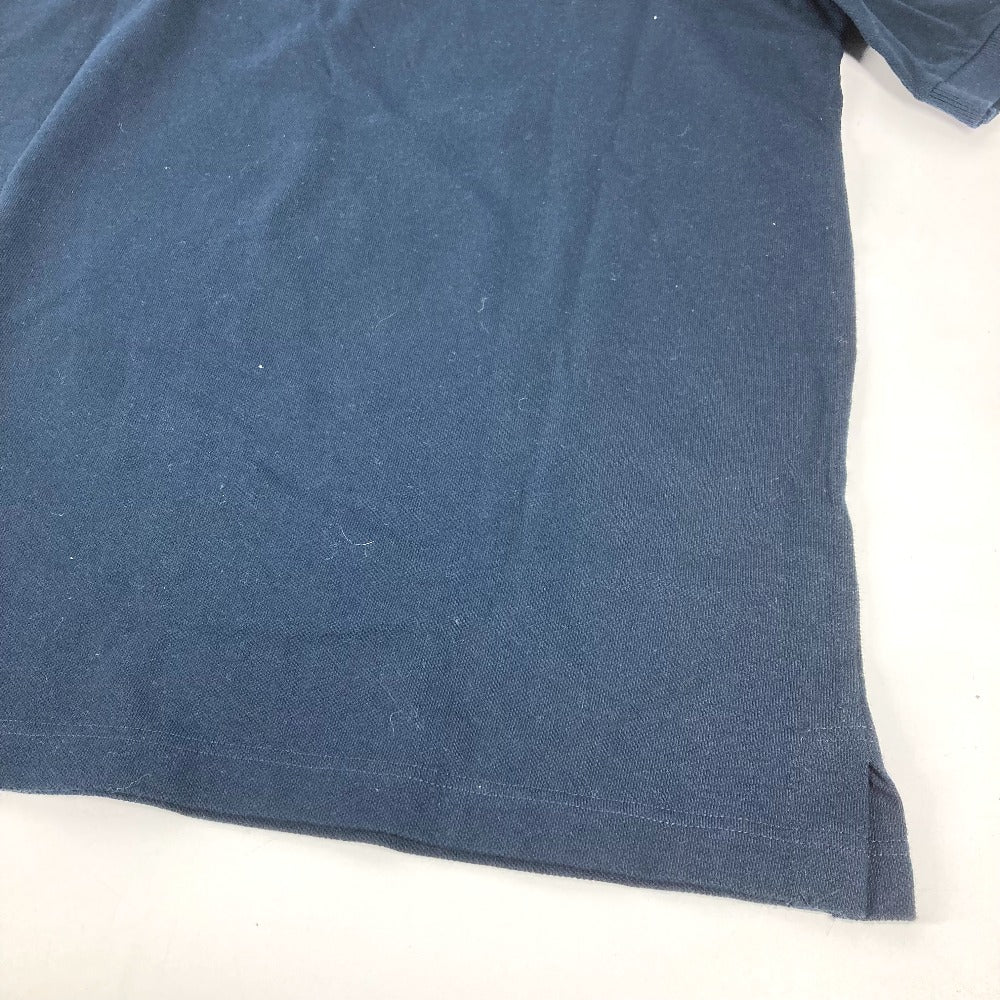 HERMES Hロゴ アパレル 半袖 トップス ポロシャツ コットン メンズ ネイビー - brandshop-reference