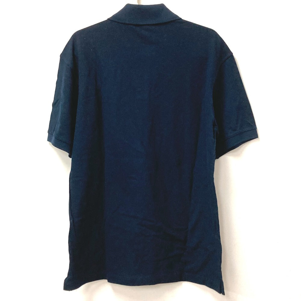 HERMES Hロゴ アパレル 半袖 トップス ポロシャツ コットン メンズ ネイビー - brandshop-reference