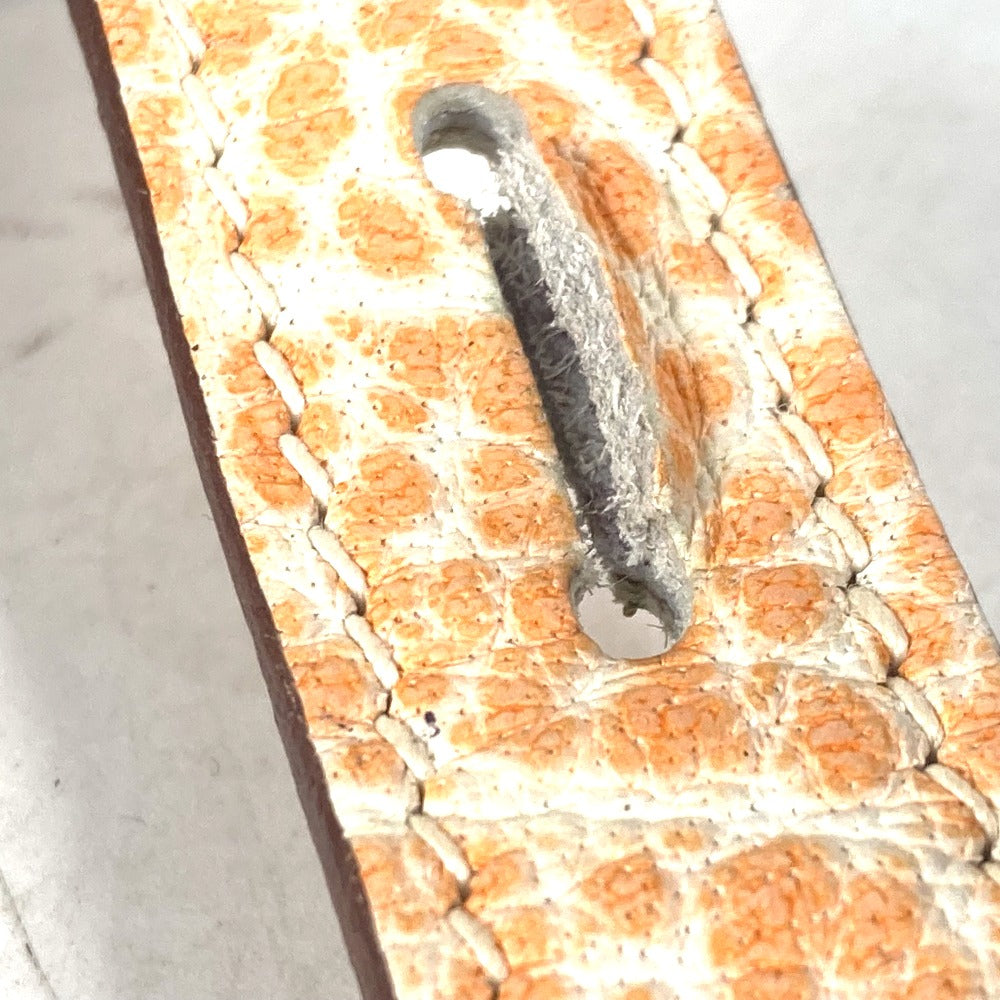 HERMES ドッグリード ダルメシアン ペット 犬 ドッグ リード ブッフルスキッパー ユニセックス オレンジ - brandshop-reference