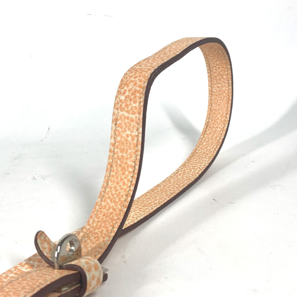 HERMES ドッグリード ダルメシアン ペット 犬 ドッグ リード ブッフルスキッパー ユニセックス オレンジ - brandshop-reference