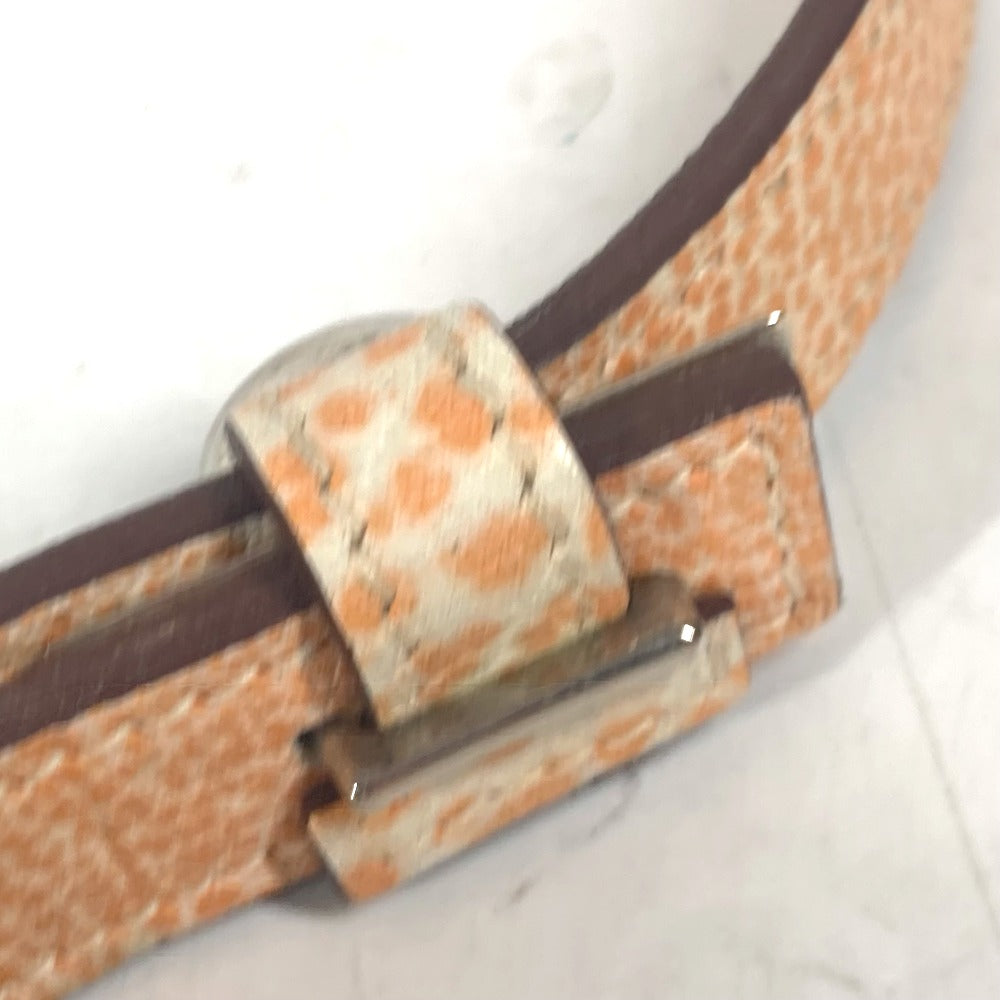HERMES ドッグリード ダルメシアン ペット 犬 ドッグ リード ブッフルスキッパー ユニセックス オレンジ - brandshop-reference