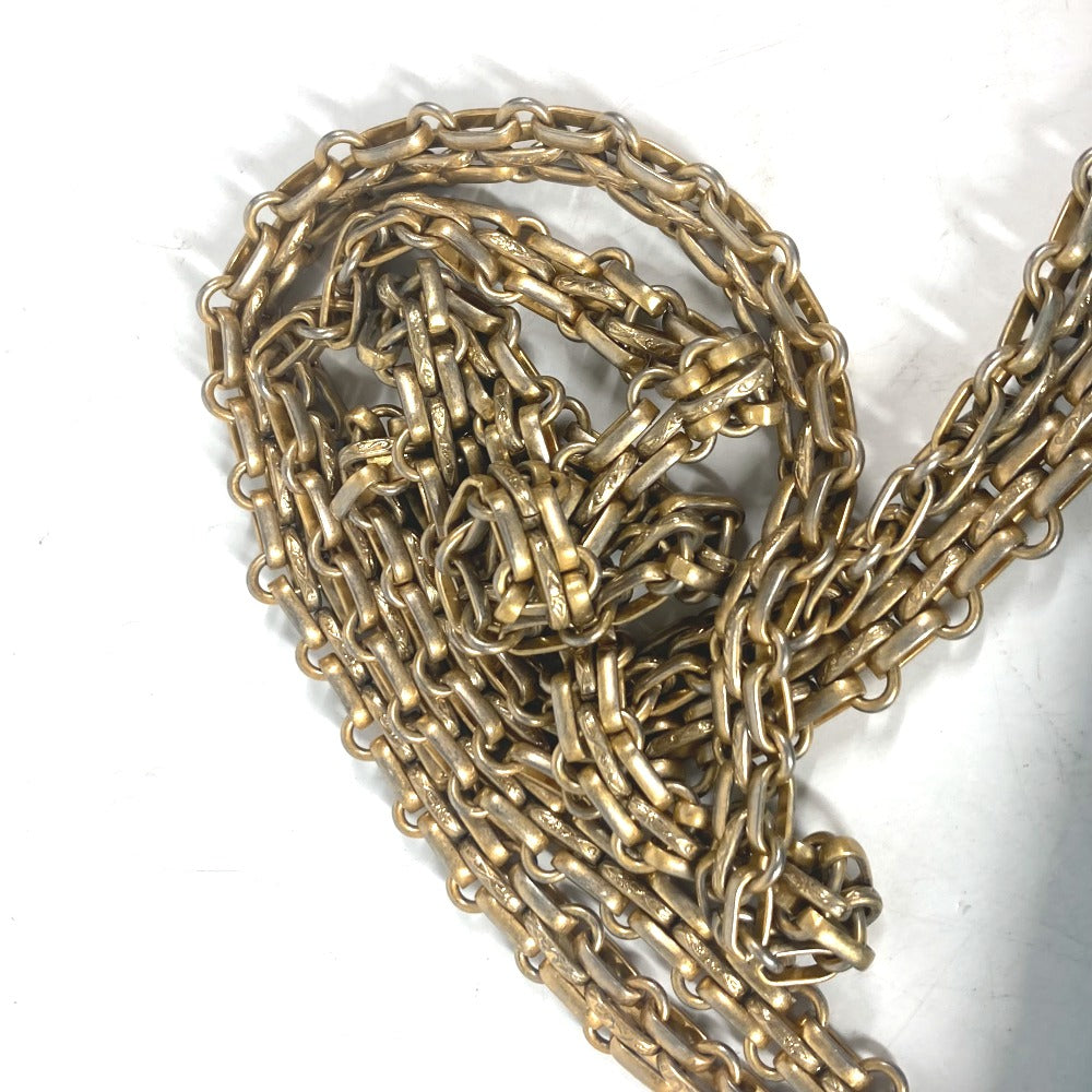 CHANEL 斜め掛け チェーンバッグ Wチェーン 2.55金具 マトラッセ ミラー付き 鏡 ショルダーバッグ ナイロン レディース ブルー - brandshop-reference