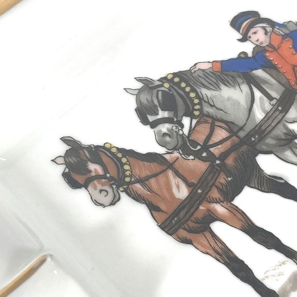 HERMES 馬柄 アッシュトレイ 小物入れ ジュエリーケース 灰皿 陶器 レディース マルチカラー - brandshop-reference
