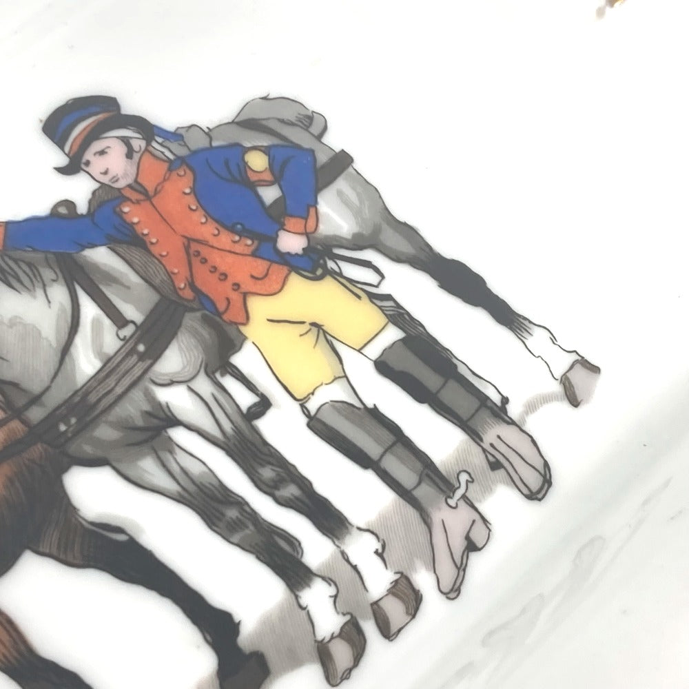 HERMES 馬柄 アッシュトレイ 小物入れ ジュエリーケース 灰皿 陶器 レディース マルチカラー - brandshop-reference