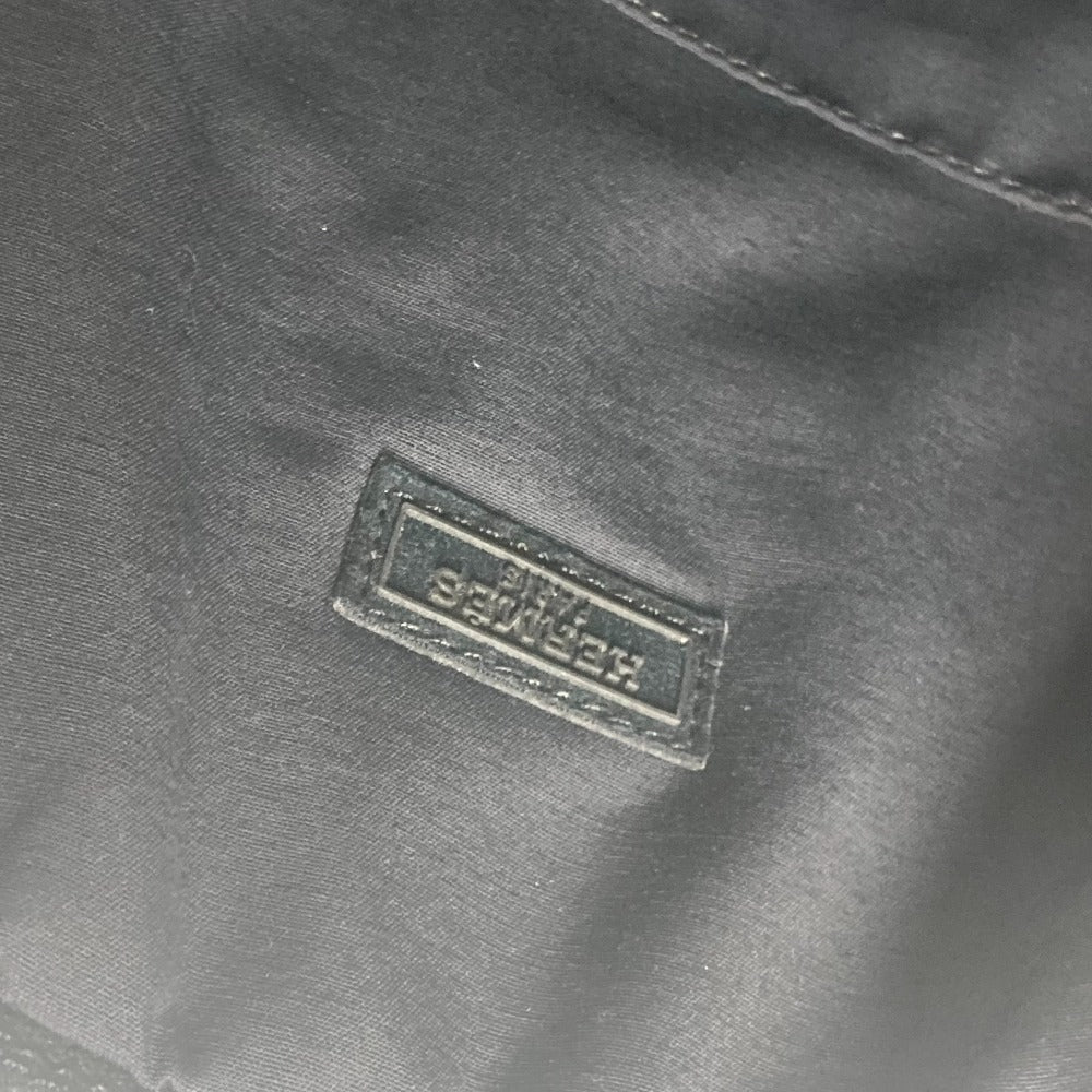 HERMES SONY OPEN FUJITV 2007 Hロゴ ゴルフポーチ ボリードポーチ GM マルチポーチ ポーチ コットン ユニセックス ブラック - brandshop-reference