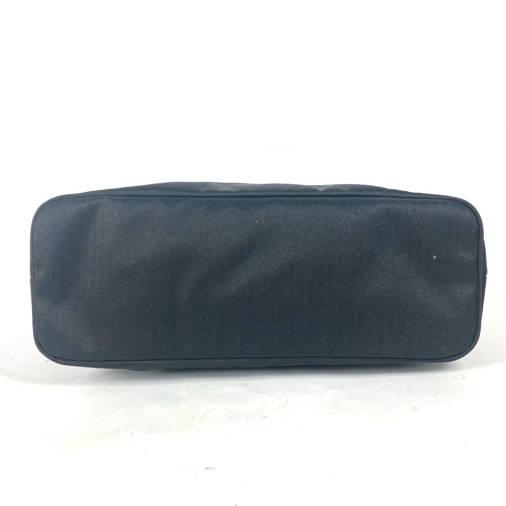 HERMES SONY OPEN FUJITV 2007 Hロゴ ゴルフポーチ ボリードポーチ GM マルチポーチ ポーチ コットン ユニセックス ブラック - brandshop-reference