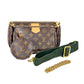 LOUIS VUITTON M44813 Monogram Multi-Pochette-Accessoires Pochette coin purse wallet crossbody bag Shoulder Bag MonogramCanvas khaki Brown/khaki Used