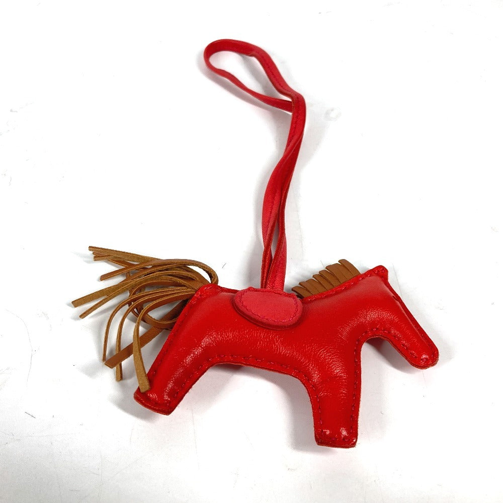 HERMES 馬 ロデオPM バックチャーム チャーム 小物 チャーム アニョーミロ レディース レッド - brandshop-reference