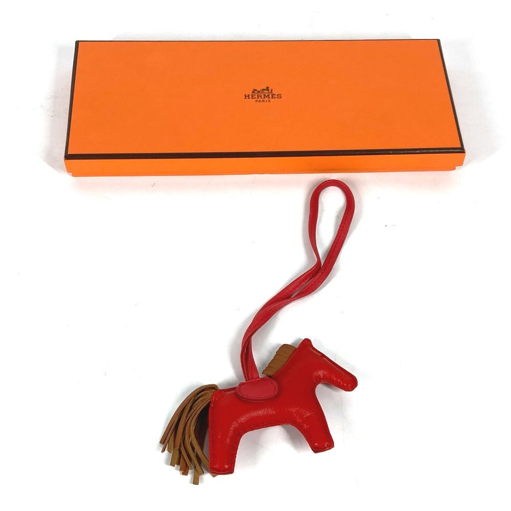 HERMES 馬 ロデオPM バックチャーム チャーム 小物 チャーム アニョーミロ レディース レッド - brandshop-reference