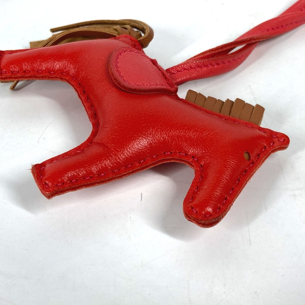 HERMES 馬 ロデオPM バックチャーム チャーム 小物 チャーム アニョーミロ レディース レッド - brandshop-reference