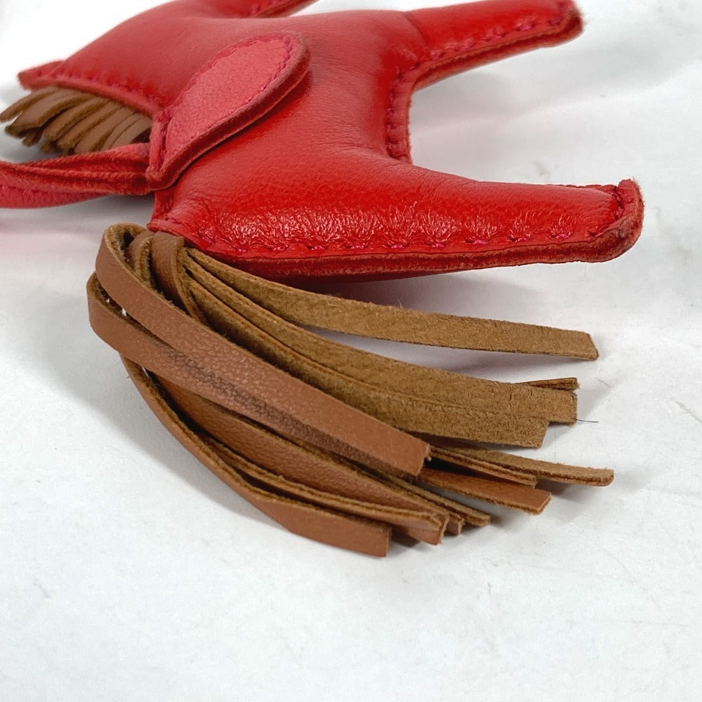 HERMES 馬 ロデオPM バックチャーム チャーム 小物 チャーム アニョーミロ レディース レッド - brandshop-reference