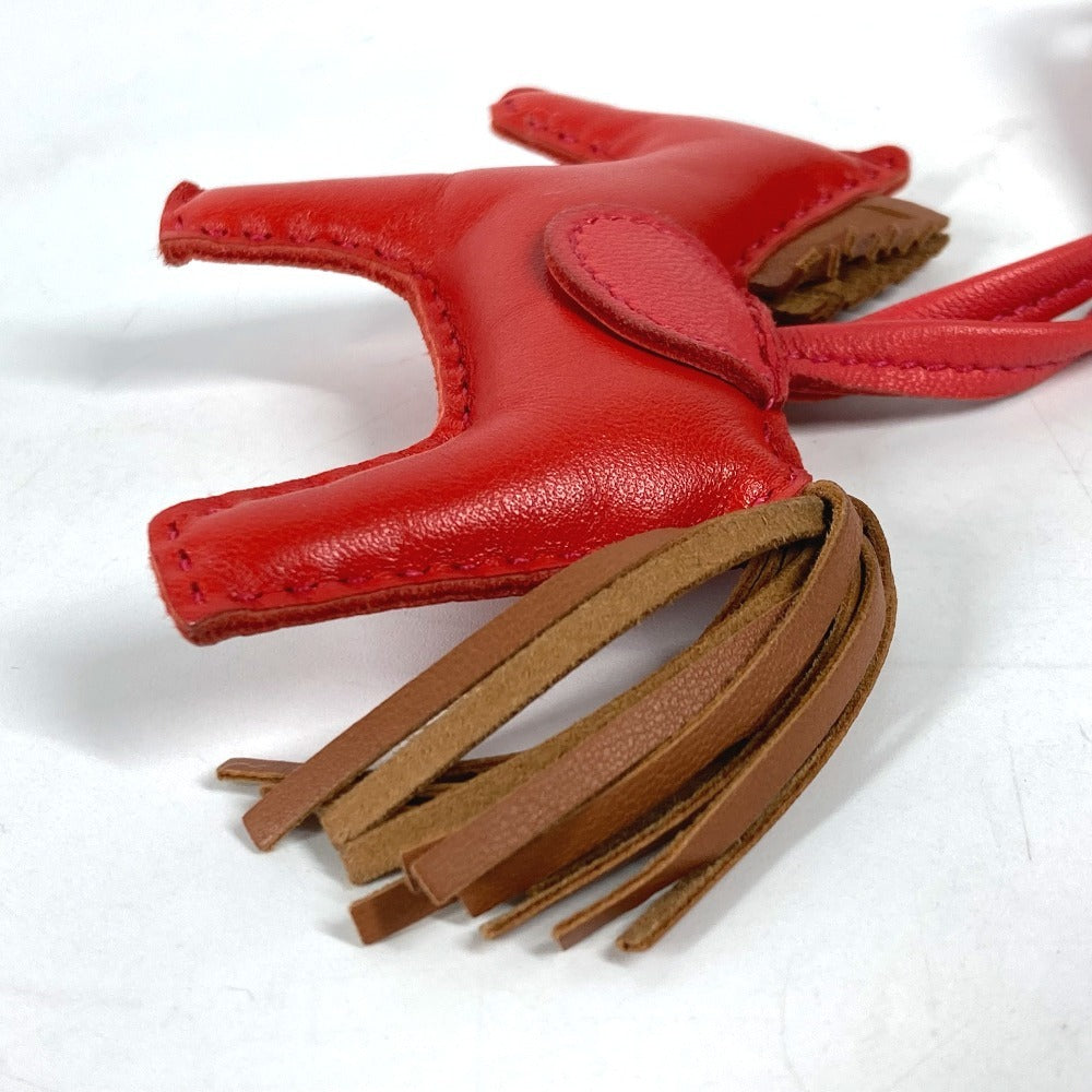 HERMES 馬 ロデオPM バックチャーム チャーム 小物 チャーム アニョーミロ レディース レッド - brandshop-reference