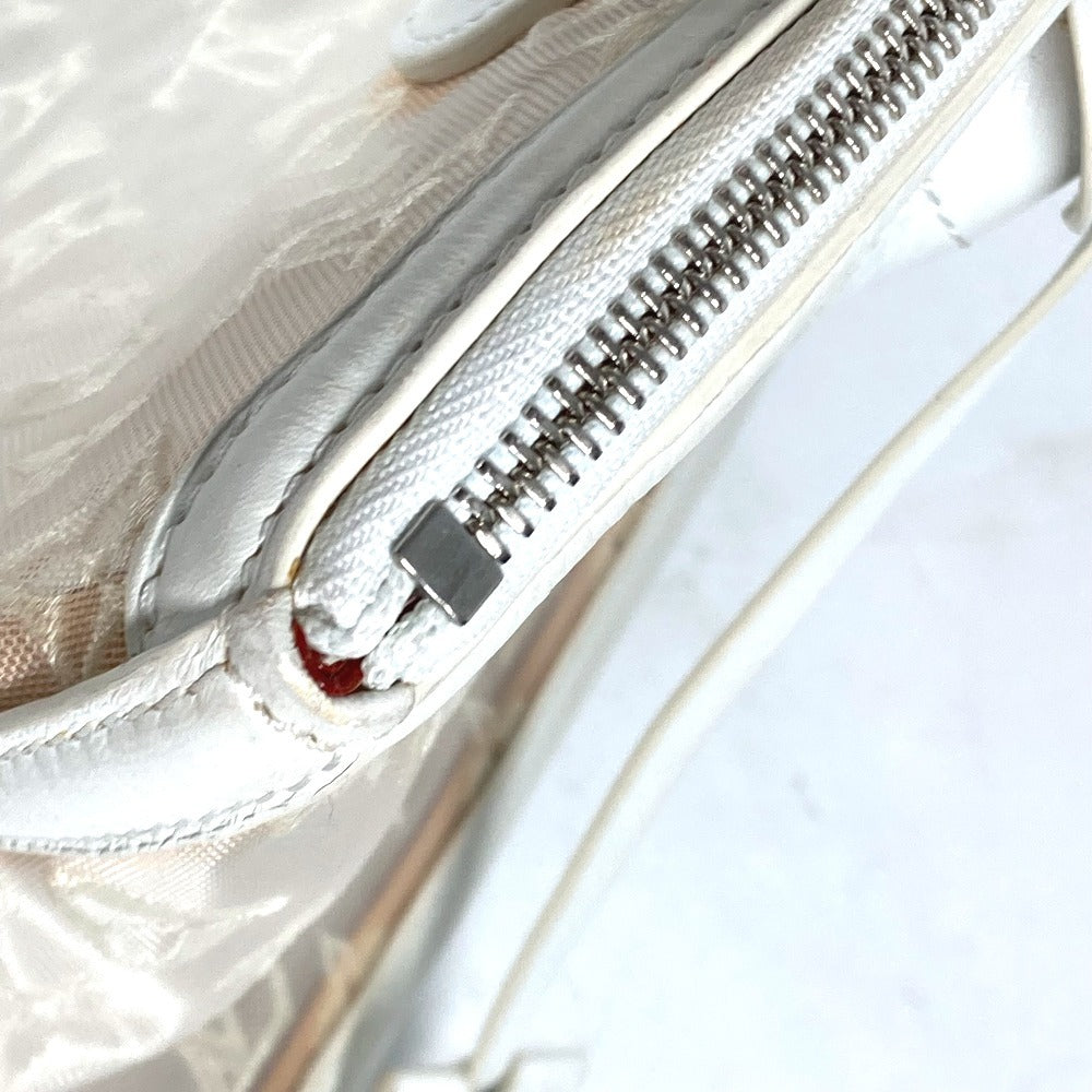 LOUIS VUITTON M40699 トランスペアレンス モノグラム ロックイット  トートバッグ カバン 刺繍 クリア メッシュ ハンドバッグ ナイロン/レザー レディース ブロン ホワイト - brandshop-reference