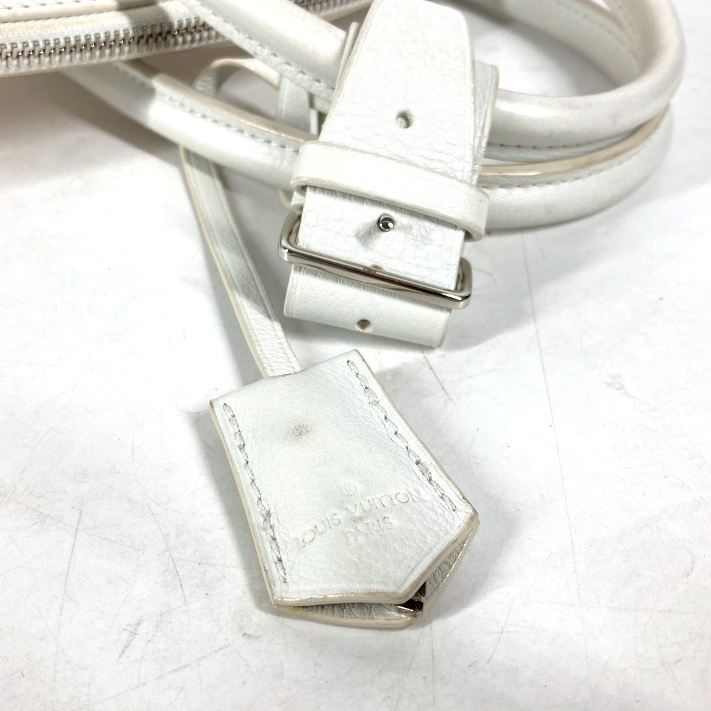 LOUIS VUITTON M40699 トランスペアレンス モノグラム ロックイット  トートバッグ カバン 刺繍 クリア メッシュ ハンドバッグ ナイロン/レザー レディース ブロン ホワイト - brandshop-reference