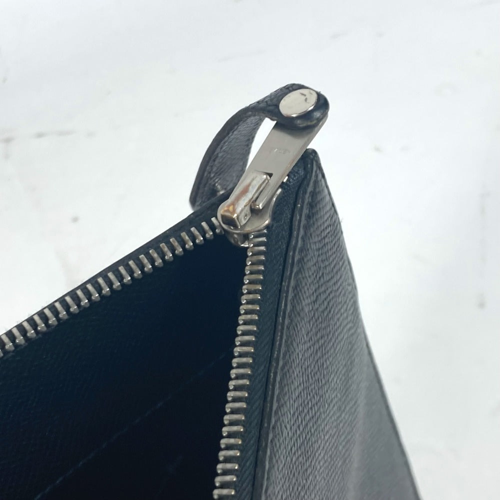 HERMES ロゴ シティホール セカンドバッグ PM セカンドバッグ カバン ポーチ  クラッチバッグ エプソン ユニセックス ブラック - brandshop-reference