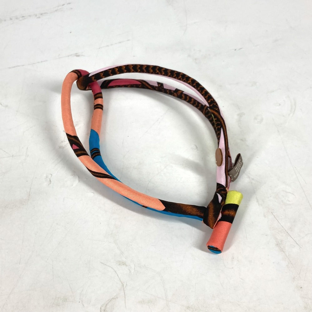 HERMES チョーカー Petit h プティアッシュ アクセサリー ネックレス シルク レディース マルチカラー - brandshop-reference